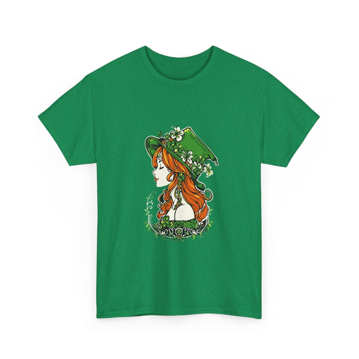 T-Shirt Irish Lass Saint Patrick's Day Unisex Heavy Cotton Tee