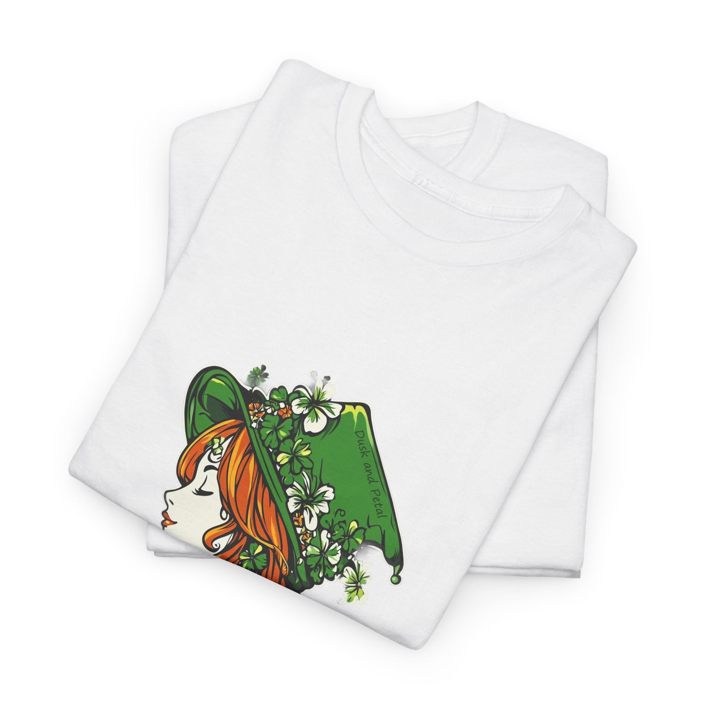 T-Shirt Irish Lass Saint Patrick's Day Unisex Heavy Cotton Tee