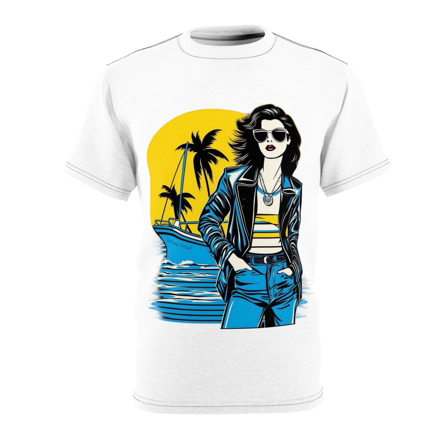 T-Shirt 80's Woman Retro Vintage Graphic Tee