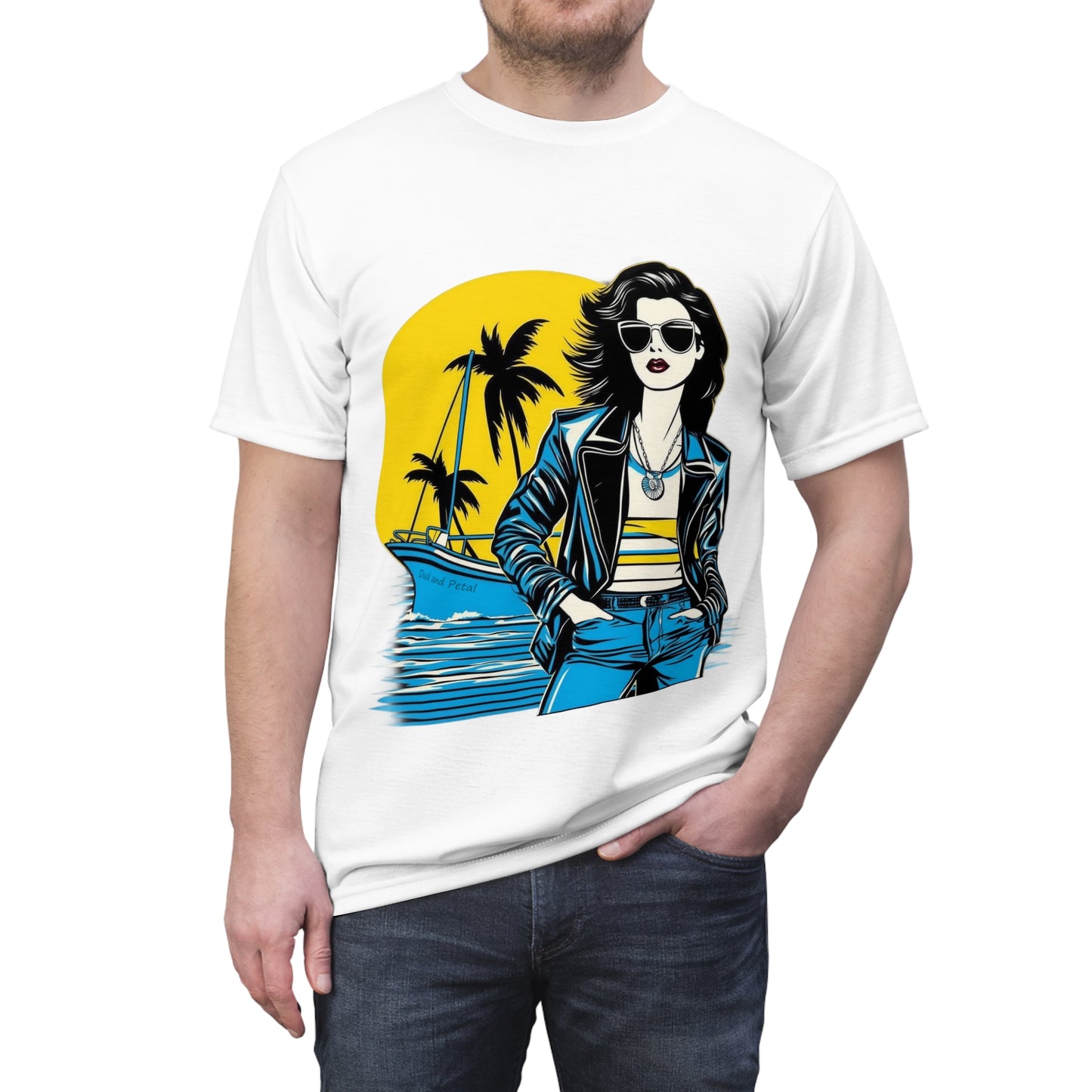 T-Shirt 80's Woman Retro Vintage Graphic Tee