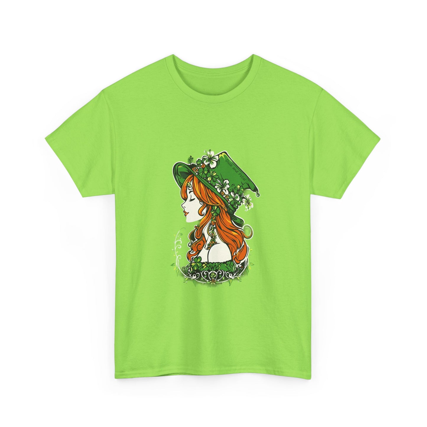 T-Shirt Irish Lass Saint Patrick's Day Unisex Heavy Cotton Tee