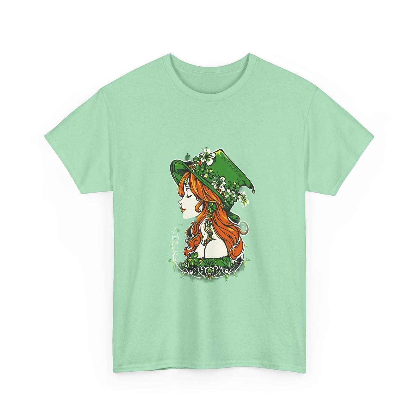 T-Shirt Irish Lass Saint Patrick's Day Unisex Heavy Cotton Tee