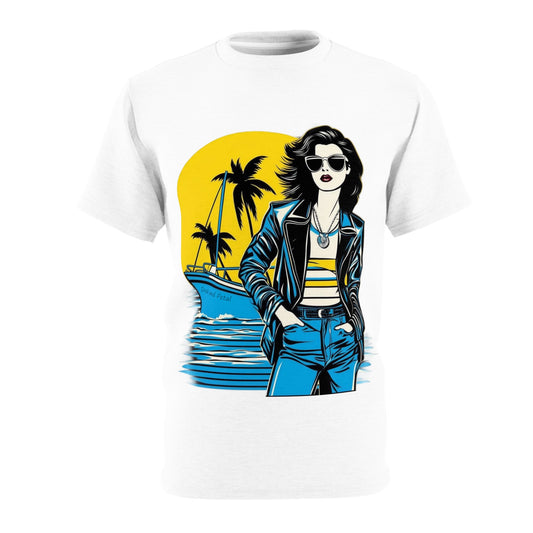 T-Shirt 80's Woman Retro Vintage Graphic Tee