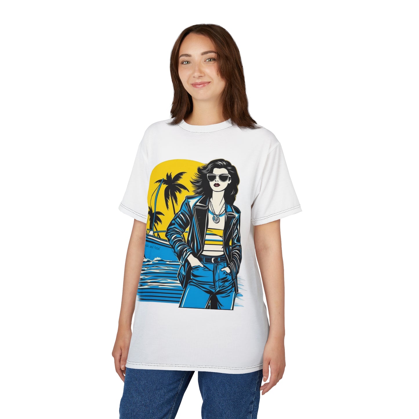 T-Shirt 80's Woman Retro Vintage Graphic Tee