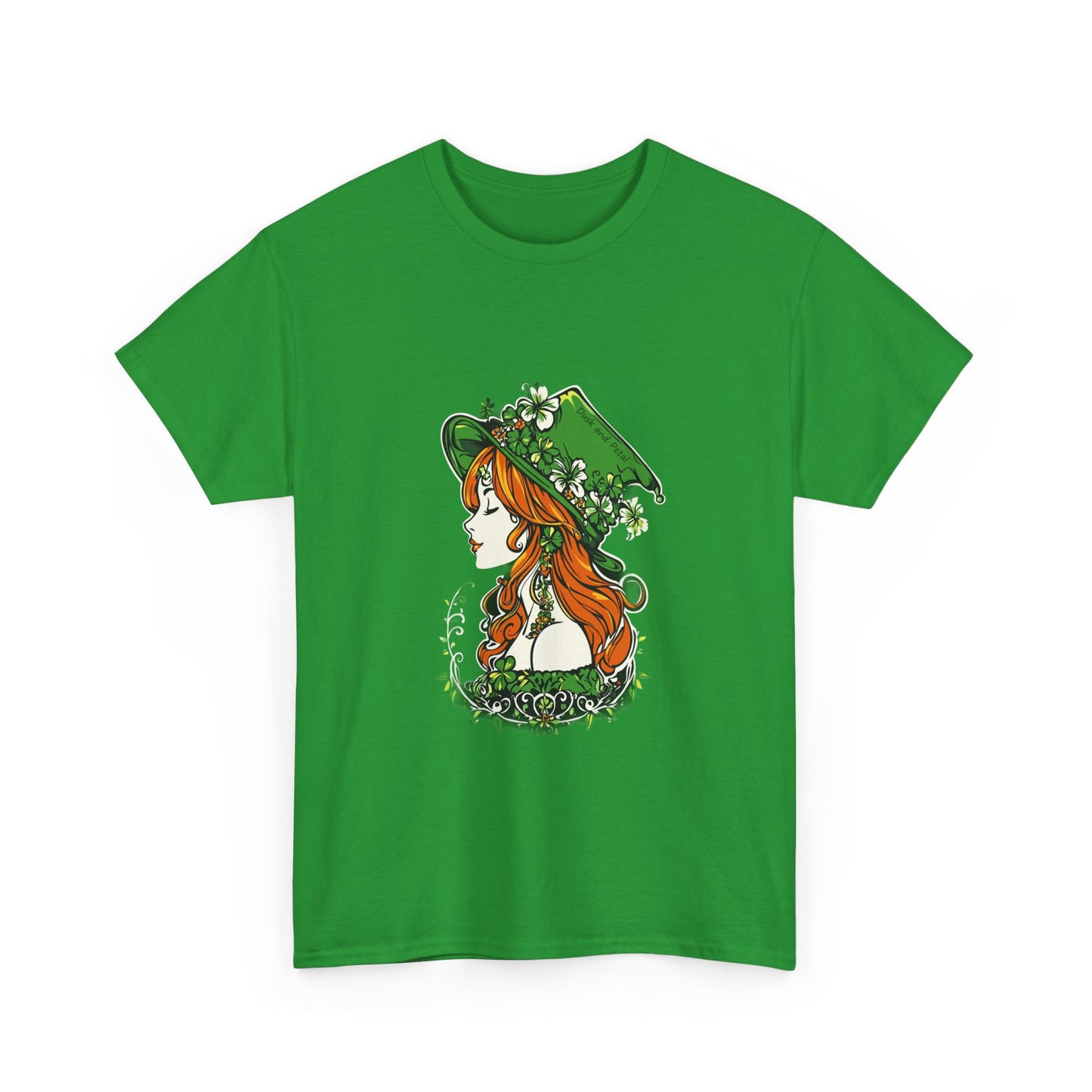 T-Shirt Irish Lass Saint Patrick's Day Unisex Heavy Cotton Tee