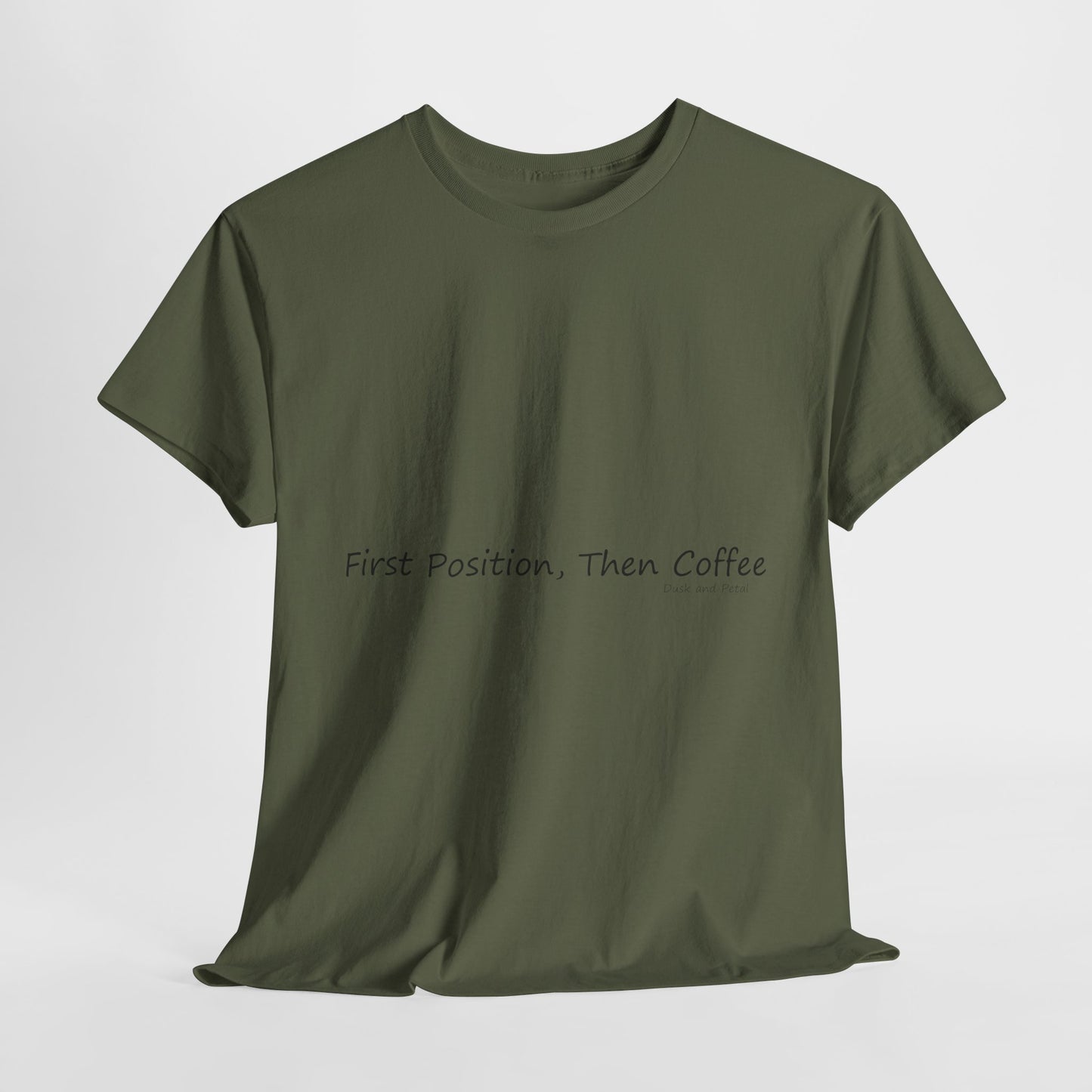 Ballet Tee - First Position, Then Coffee