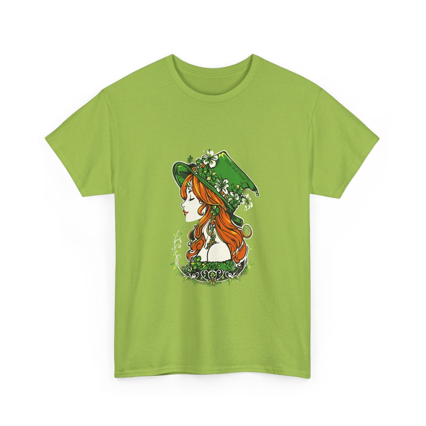 T-Shirt Irish Lass Saint Patrick's Day Unisex Heavy Cotton Tee