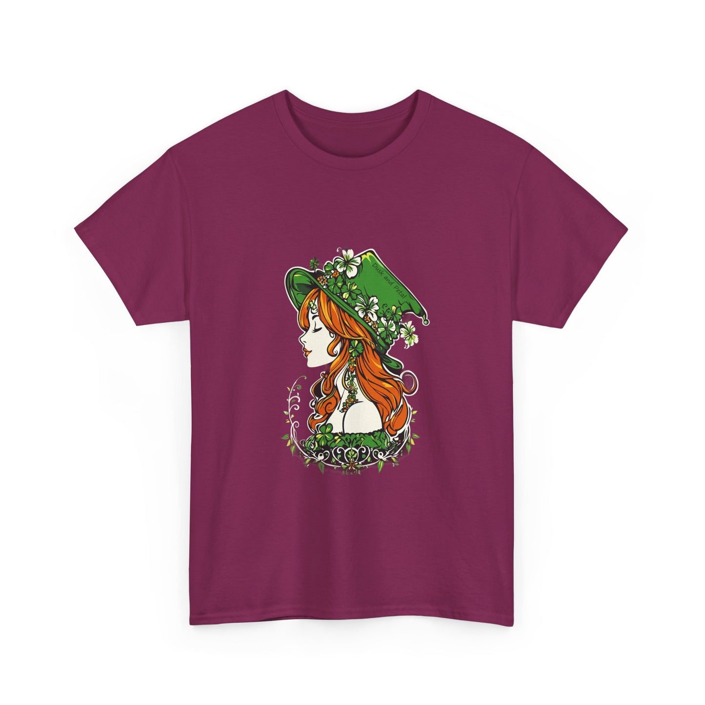 T-Shirt Irish Lass Saint Patrick's Day Unisex Heavy Cotton Tee