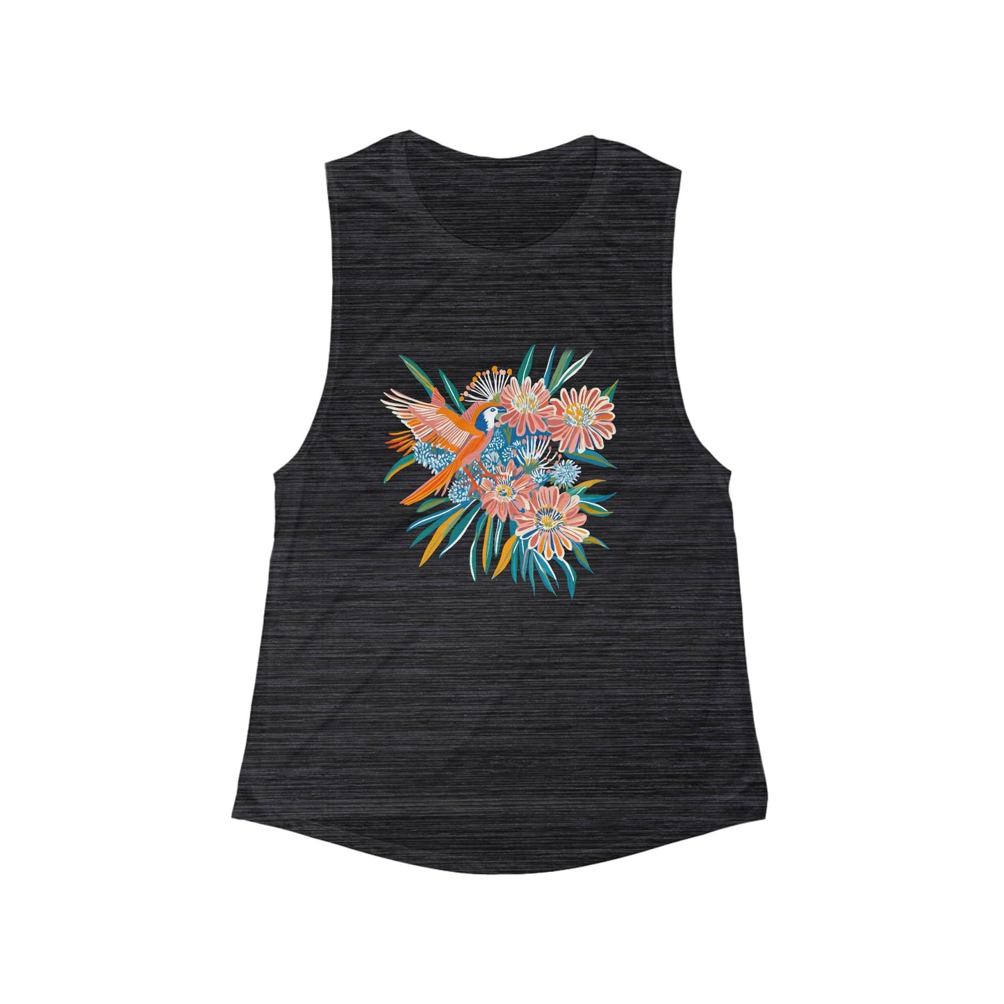 Tank Top - Wildflowers Women's Flowy Scoop Muscle Tank