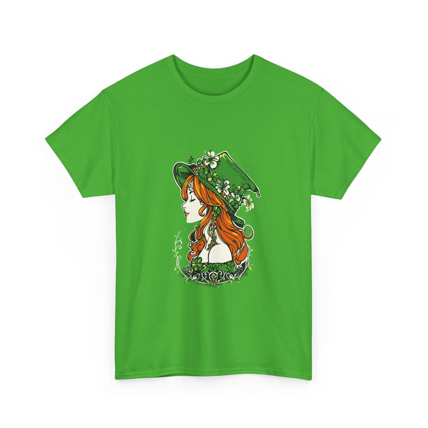 T-Shirt Irish Lass Saint Patrick's Day Unisex Heavy Cotton Tee