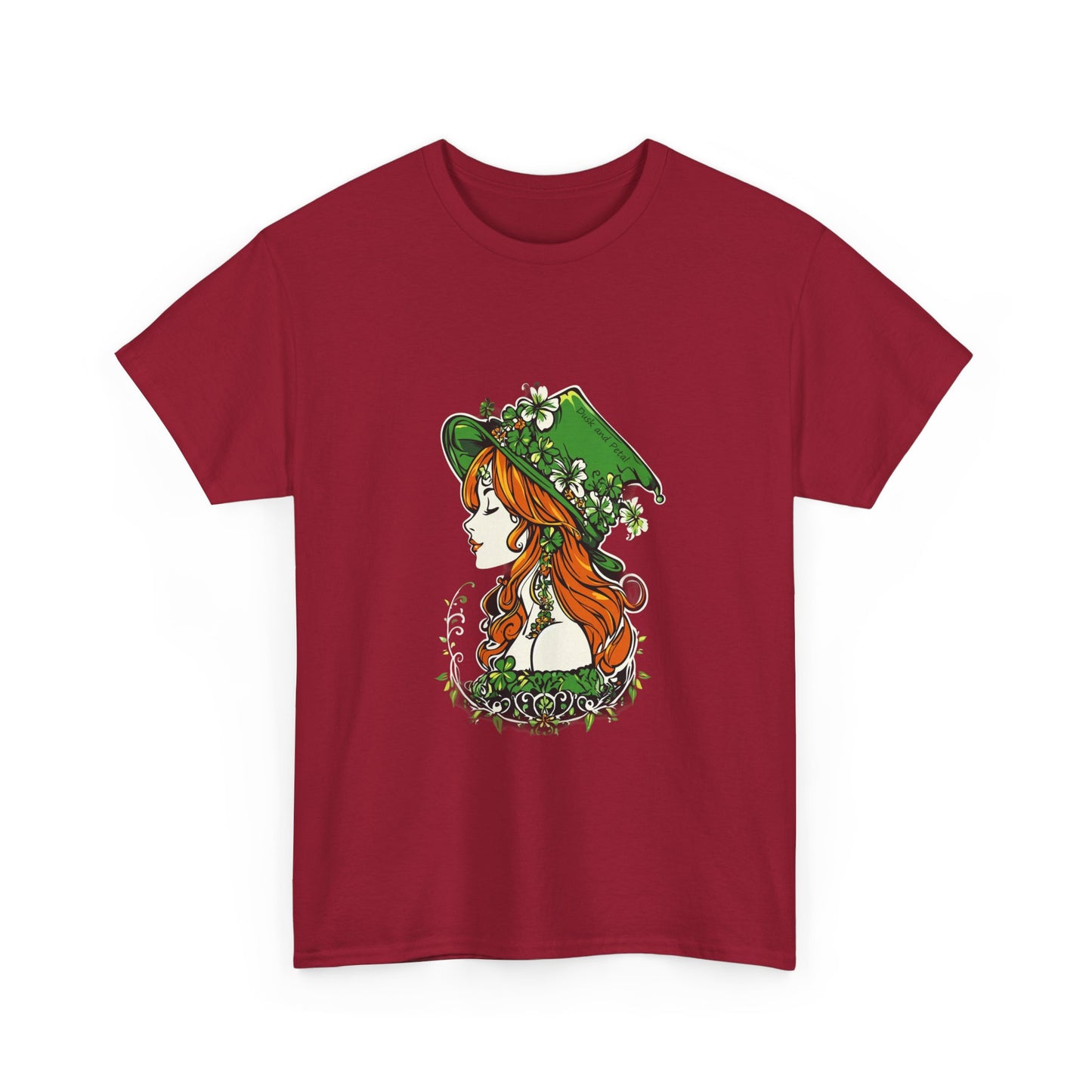 T-Shirt Irish Lass Saint Patrick's Day Unisex Heavy Cotton Tee